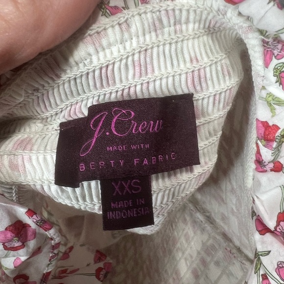 J crew liberty rose smocked top size XXS - Picture 11 of 11